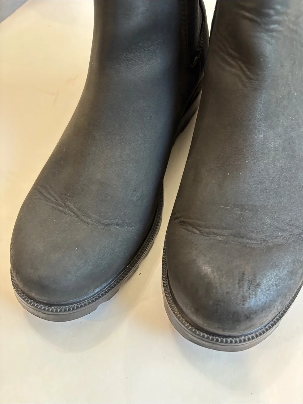 Sorel Ainsley Chelsea Waterproof Leather Boots Black Slip-On Size 9 - Picture 14 of 15